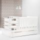 Babybett / Kinderbett Combi Design (umbaubar)