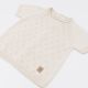 Sommer-Baby-Pullover mit Lochstrickmuster Knitted