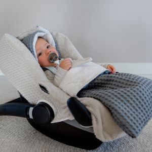Plüsch-Fußsack Oslo für Babyschale