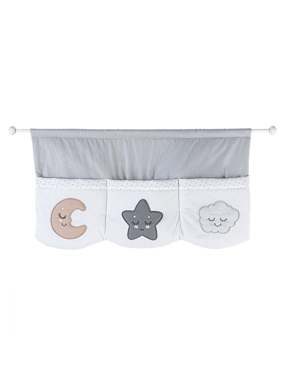 Niedliche Wandtasche / Wandorganizer Smile für das Babyzimmer